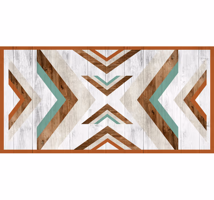 Rullegardin rom i tre boho aztec mønster - Tenstickers