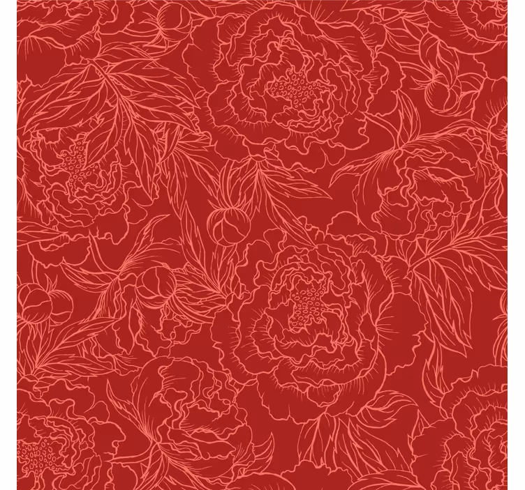 Rullegardin rom hollywood-regency rosedesign - Tenstickers