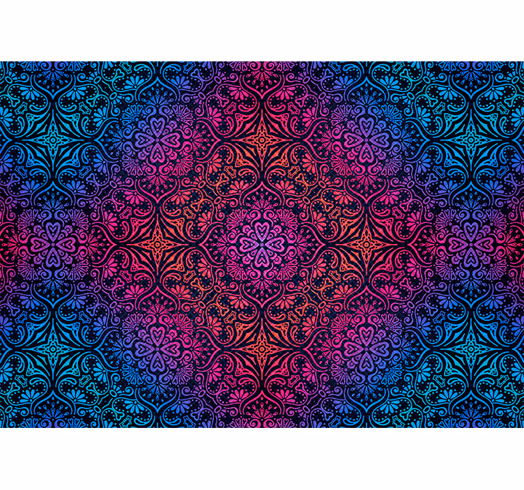 Rullegardin rom bohemsk mandala mantra - Tenstickers
