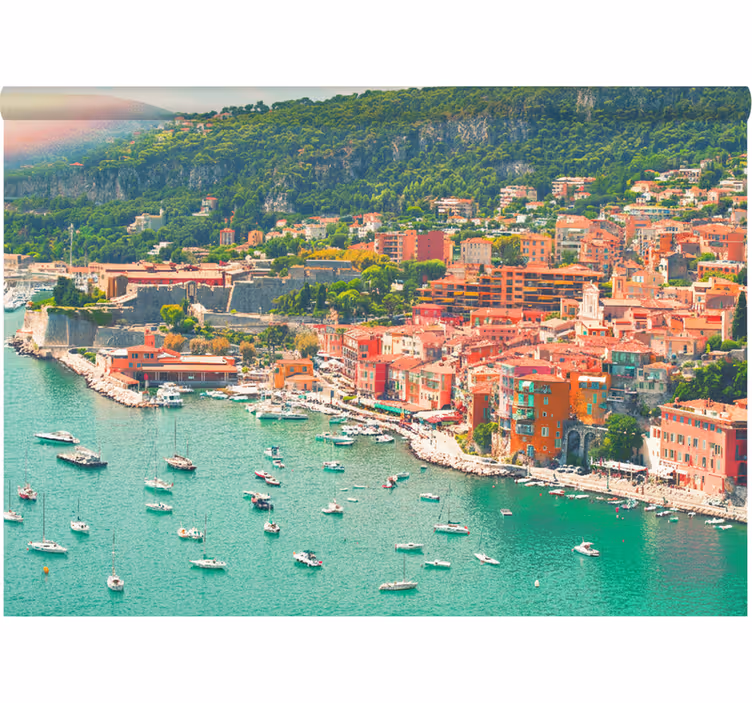 Rullegardin rom vakre franske riviera-strand - Tenstickers