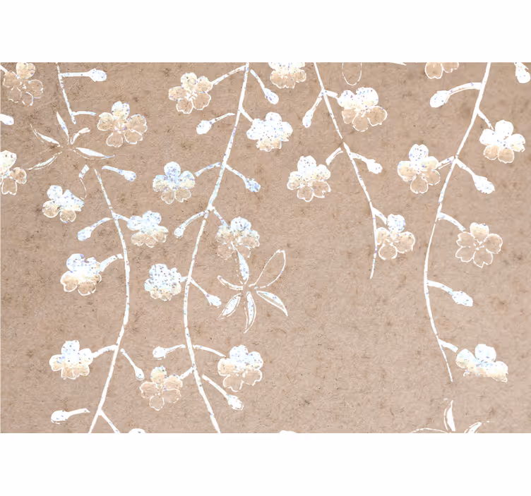 Rullegardin rom vintage stil asiatisk tre - Tenstickers