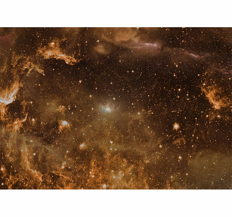 Rullegardin rom mystiske skyer rommet cosmos - Tenstickers