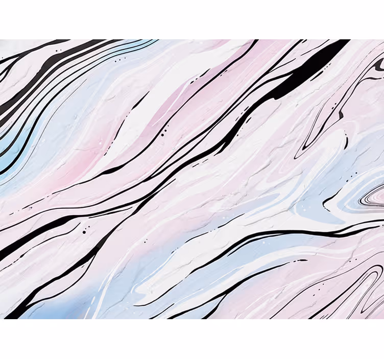 Rullegardin rom rosa svart abstrakt marmor design - Tenstickers