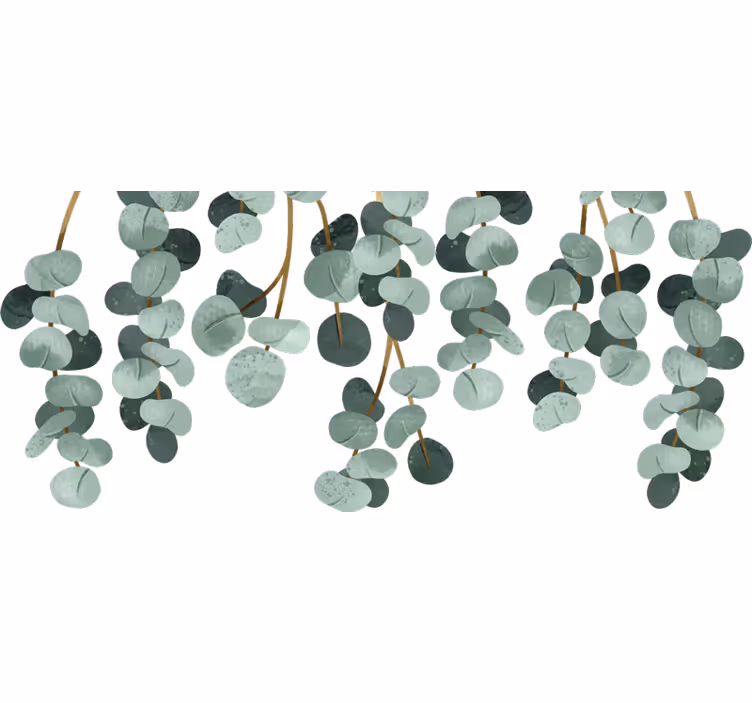 Rullegardin rom med hengende planter - Tenstickers
