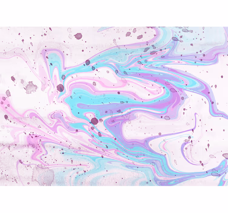 Rullegardin barn pastell rosa og lilla marmor effekt - Tenstickers
