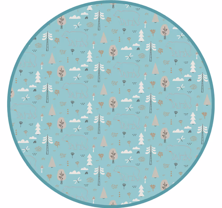 Rullegardin barn geometrisk nordisk stil - Tenstickers