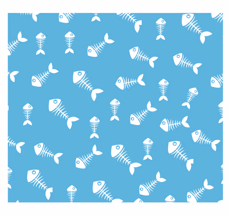 Rullegardin barn fiskebein - Tenstickers