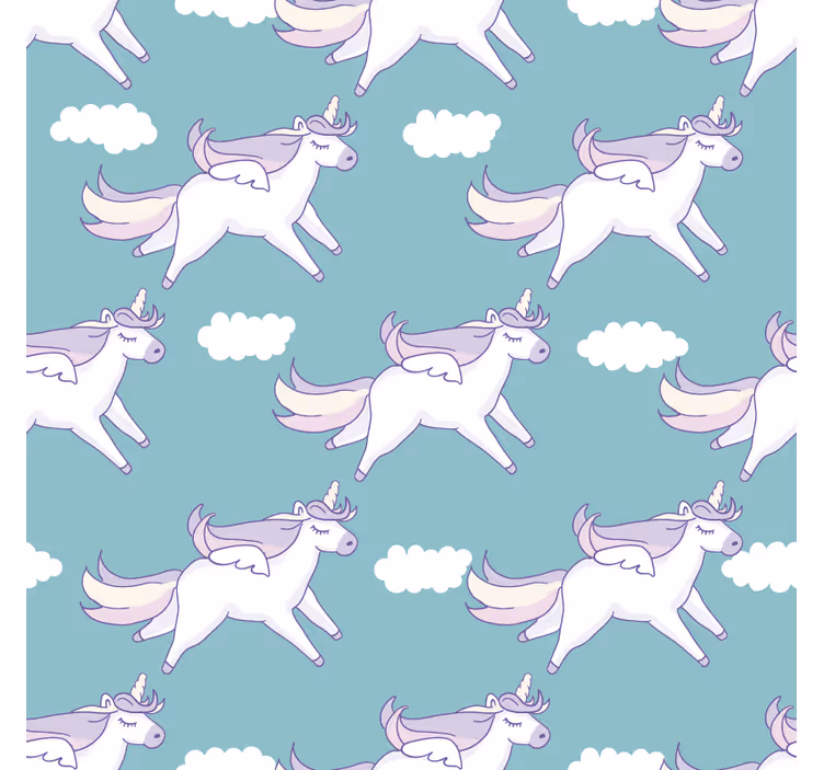 Rullegardin barn med unicorn mønster - Tenstickers
