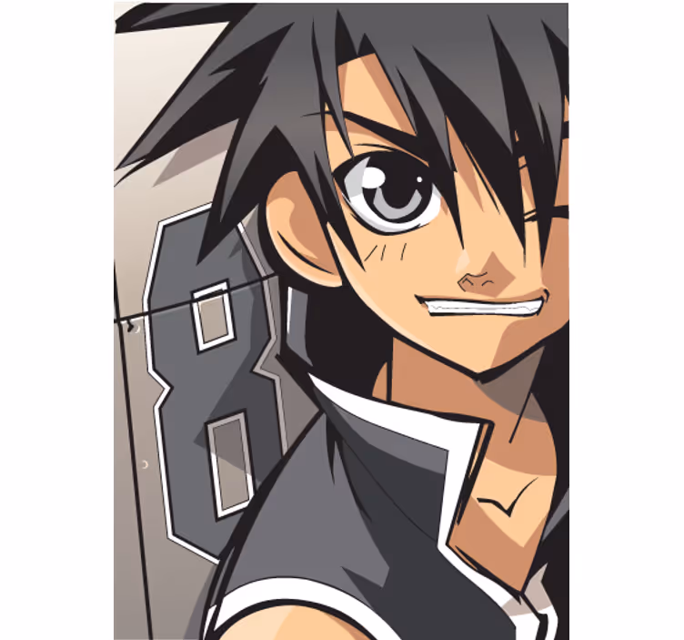 Rullegardin barn anime plakat vinyl - Tenstickers