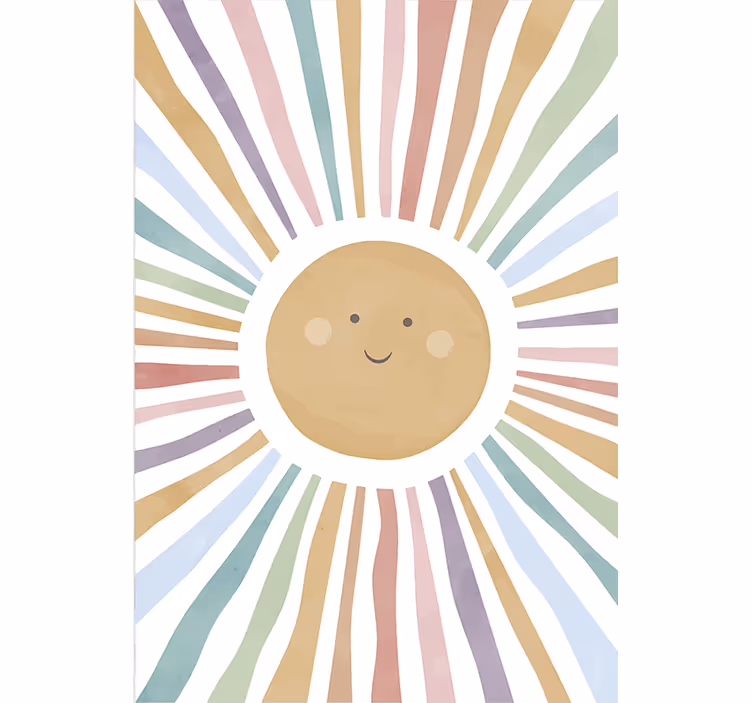 Rullegardin barn lykkelig sol - Tenstickers