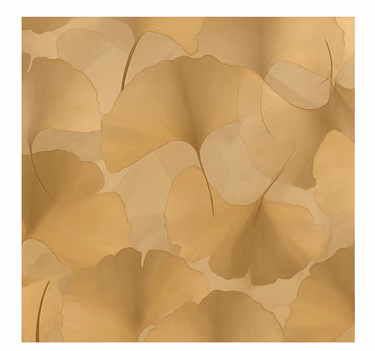 Rullegardin kjøkken golden ginko overlap - Tenstickers