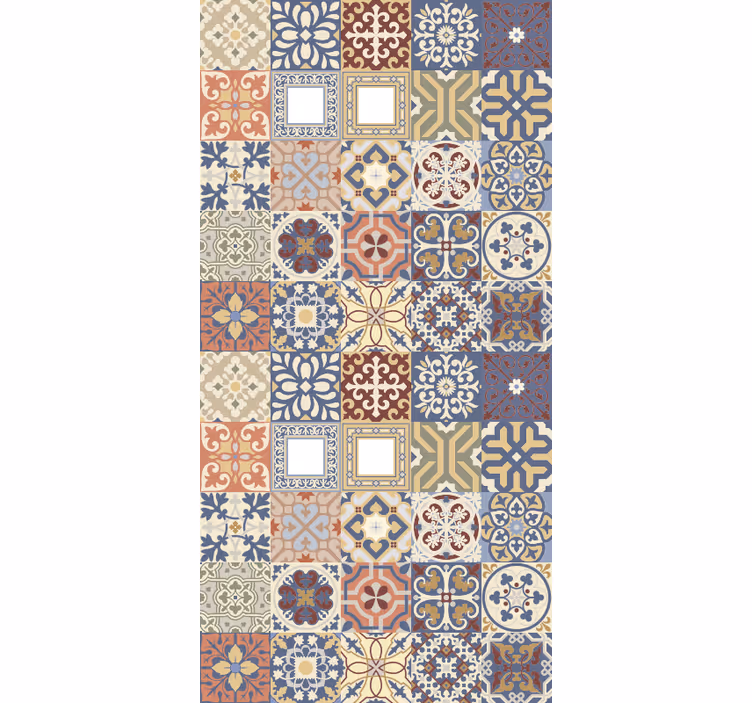 Rullegardin kjøkken multicolor hydraulisk - Tenstickers