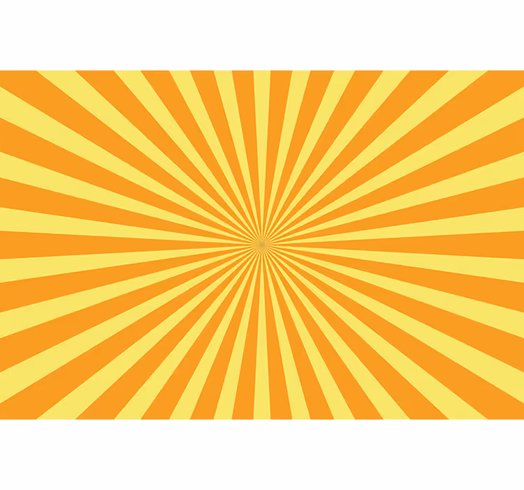 Rullegardin oransje abstrakt solnedgang med oransje toner - Tenstickers