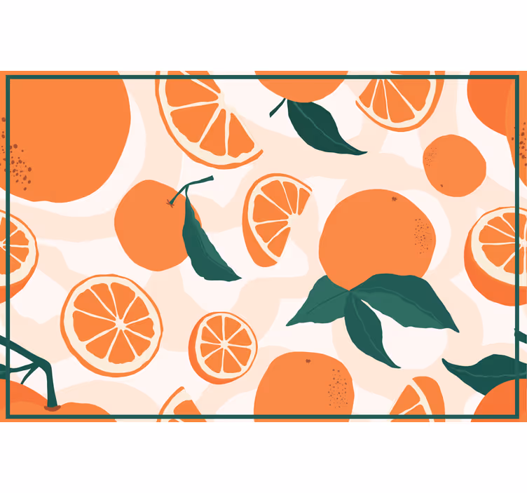Rullegardin oransje mandarinbiter - Tenstickers