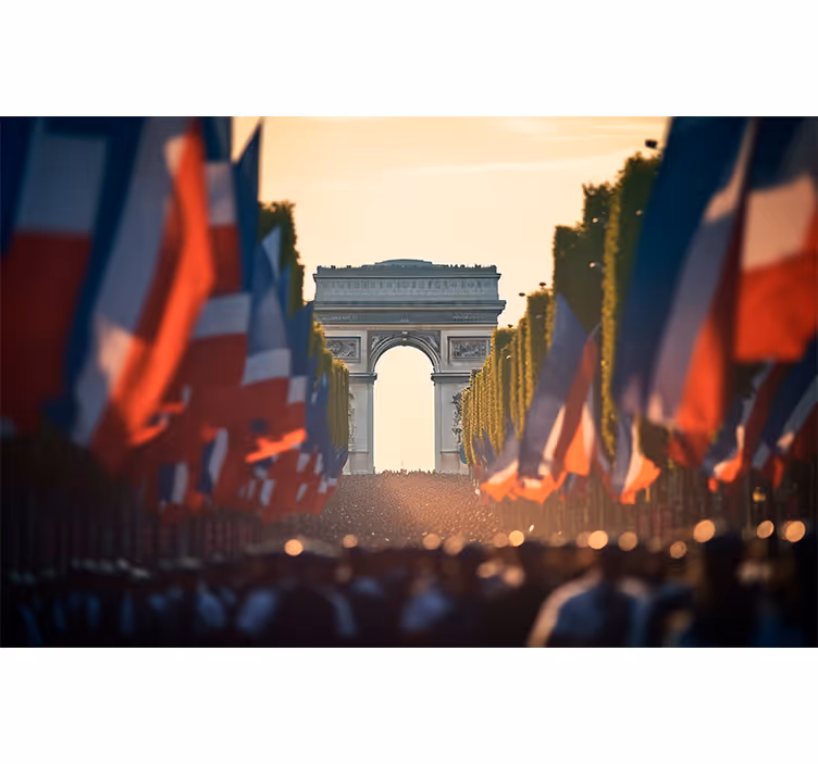 Rullegardin stue nasjonaldag i paris - Tenstickers