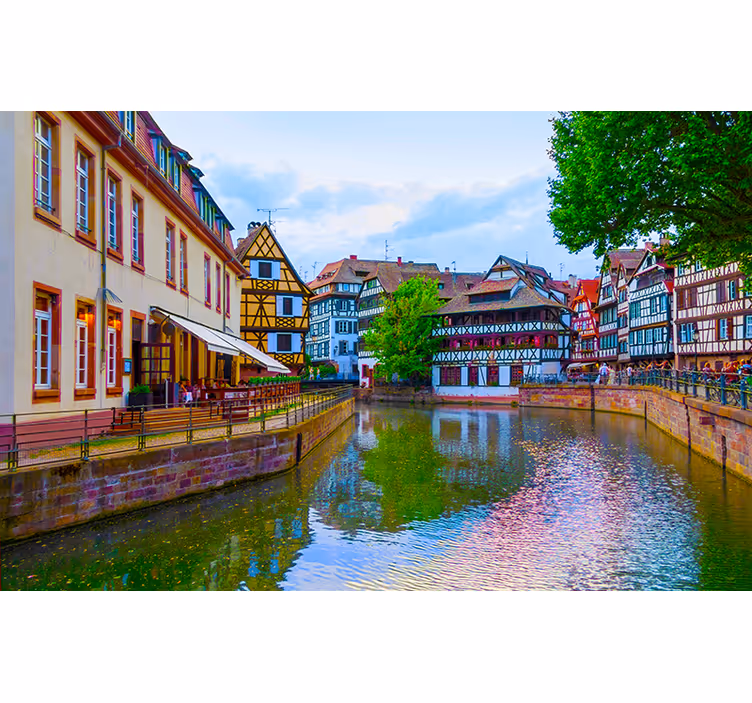 Rullegardin stue alsace region - Tenstickers