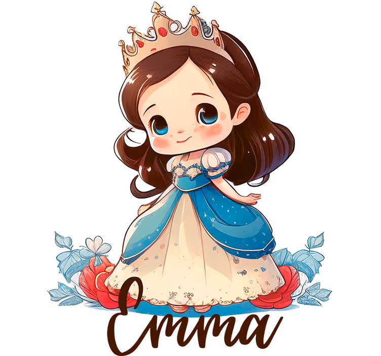 Rullegardin barn prinsesse tema - Tenstickers