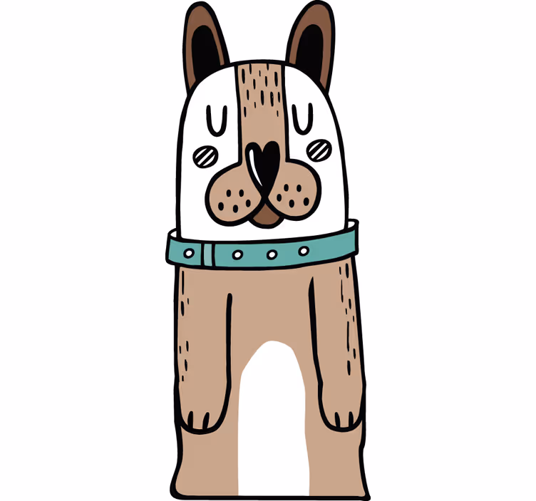 Rullegardin barn dørmatte til hund - Tenstickers