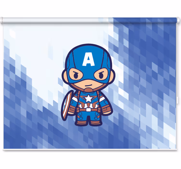 Rullegardin barn superhelter fra avengers - Tenstickers