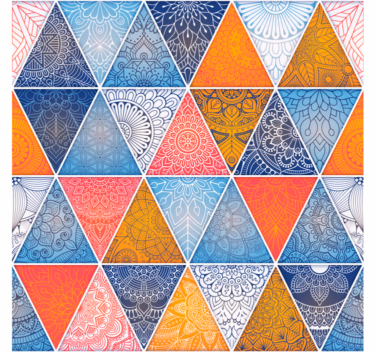 Rullegardin ungdom mandala geometrisk - Tenstickers