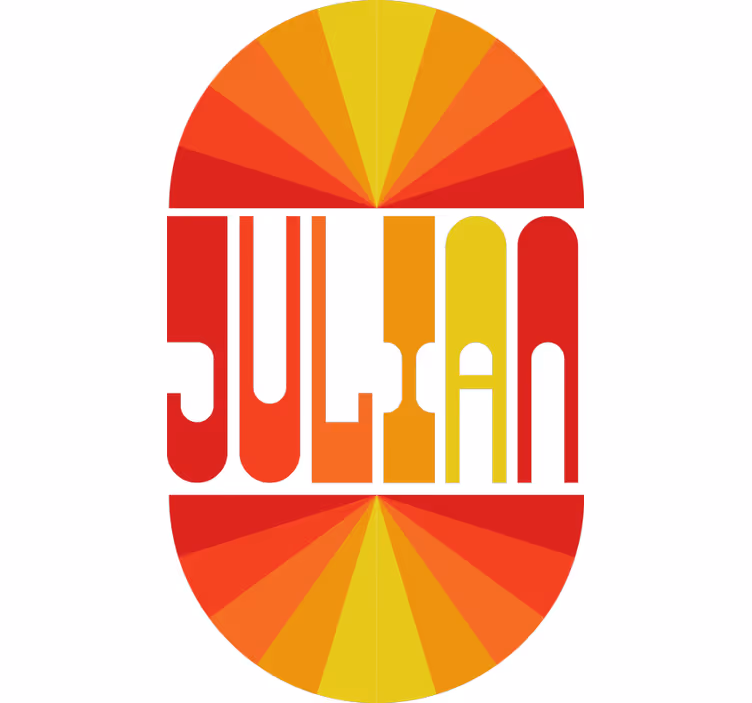 Vintage solnedgang rullegardin ungdom - Tenstickers