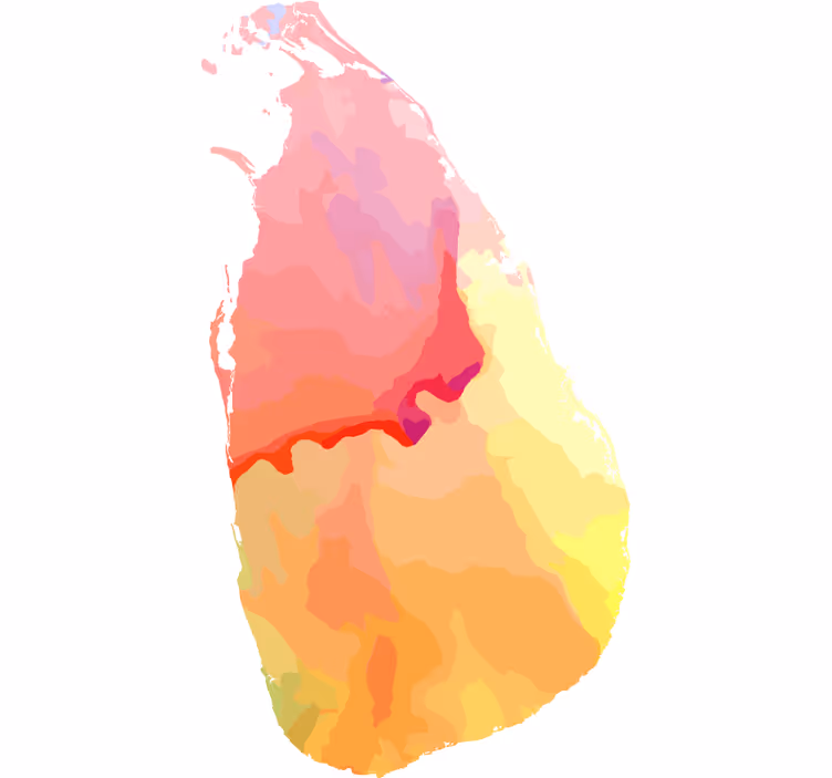 Rullegardin ungdom sri lanka akvarellkart - Tenstickers