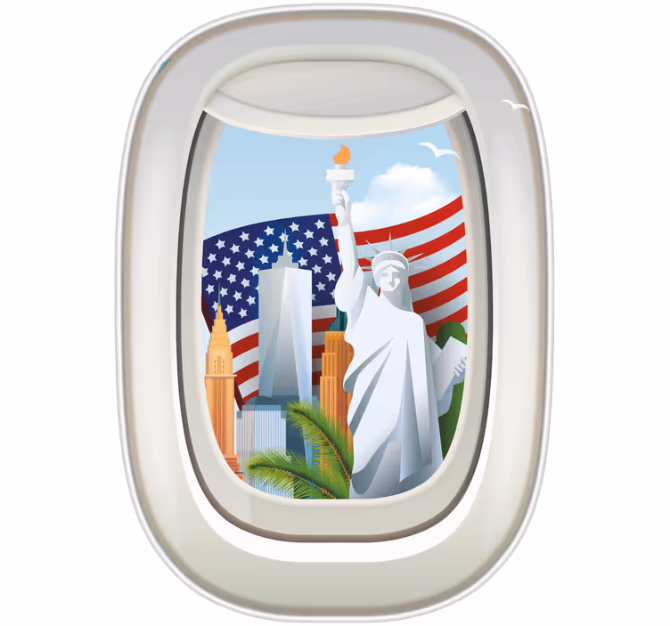 Rullegardin ungdom amerika sett fra flyvindu - Tenstickers