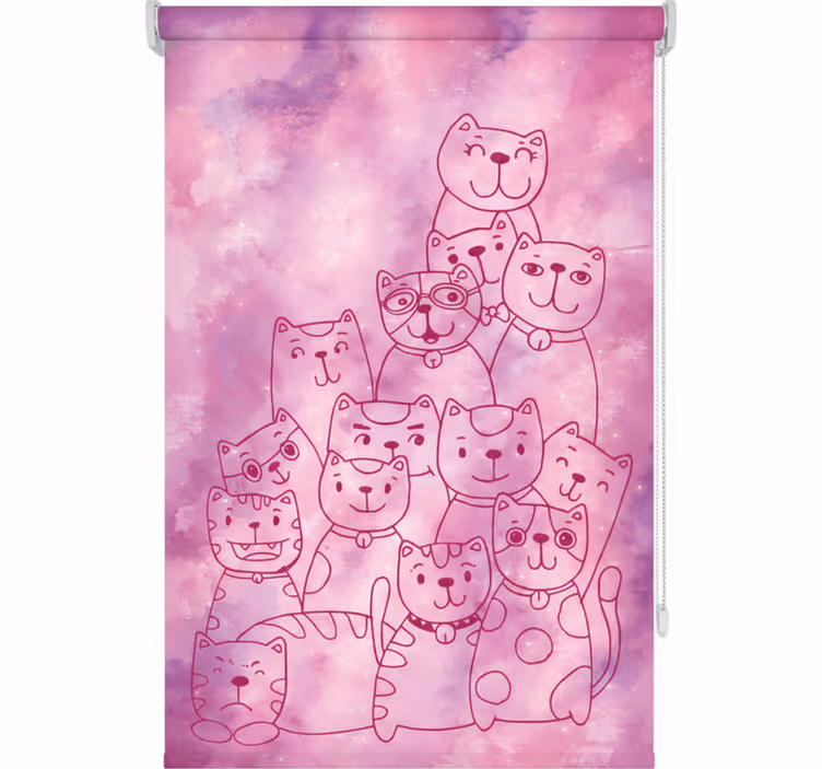 Rullegardin ungdom galakse katt - Tenstickers