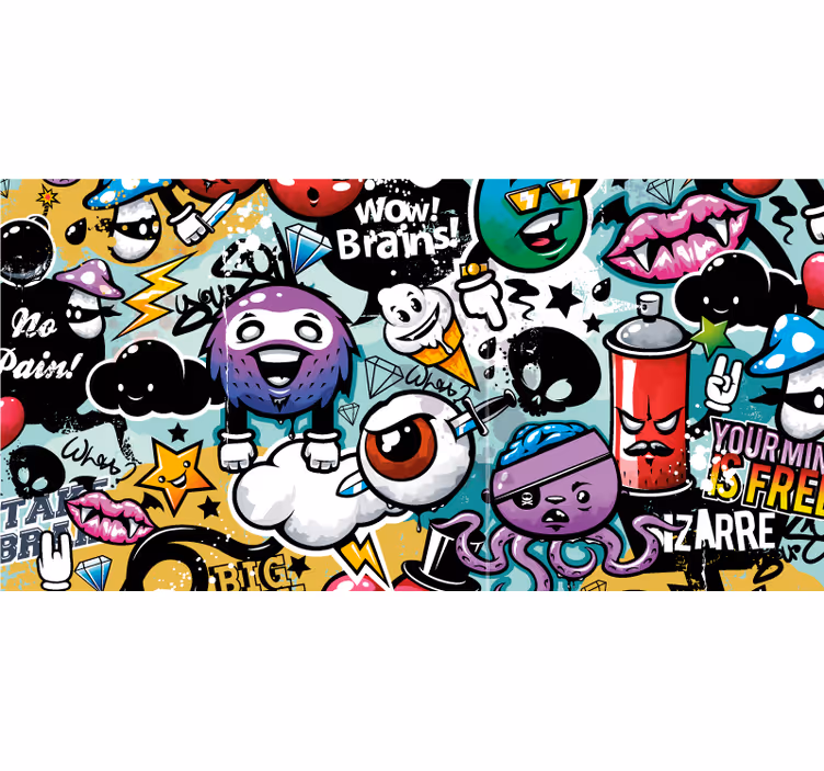 Rullegardin nerdere grafitti - Tenstickers