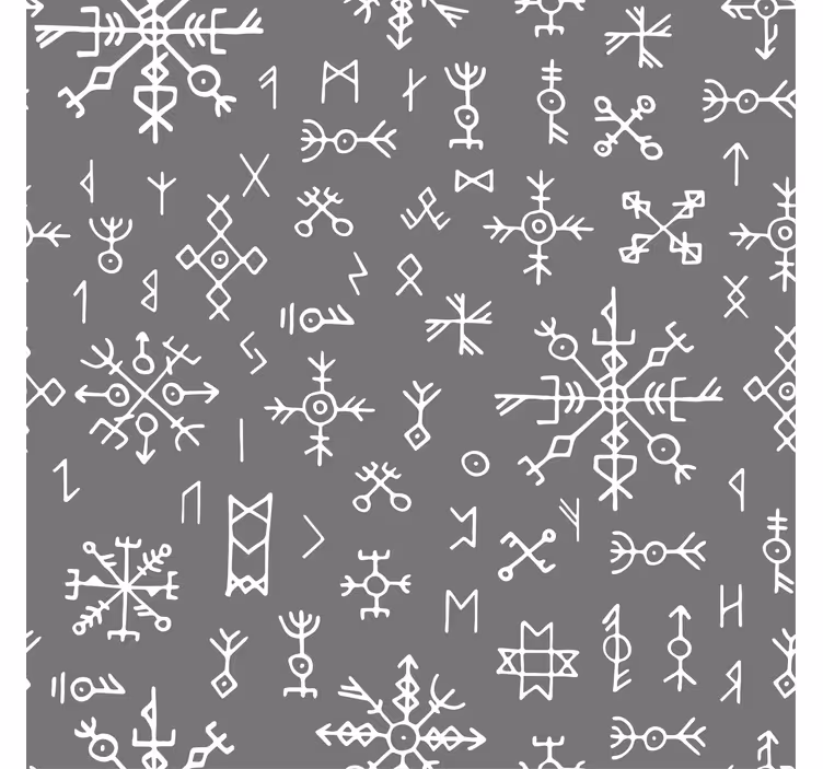 Rullegardin grå nordisk design i grått og hvitt - Tenstickers