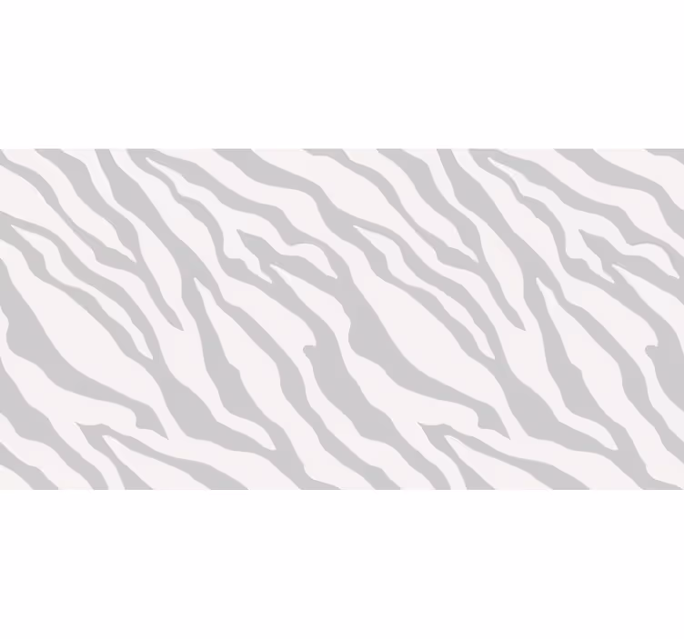 Rullegardin grå med lysegrå zebra mønster - Tenstickers