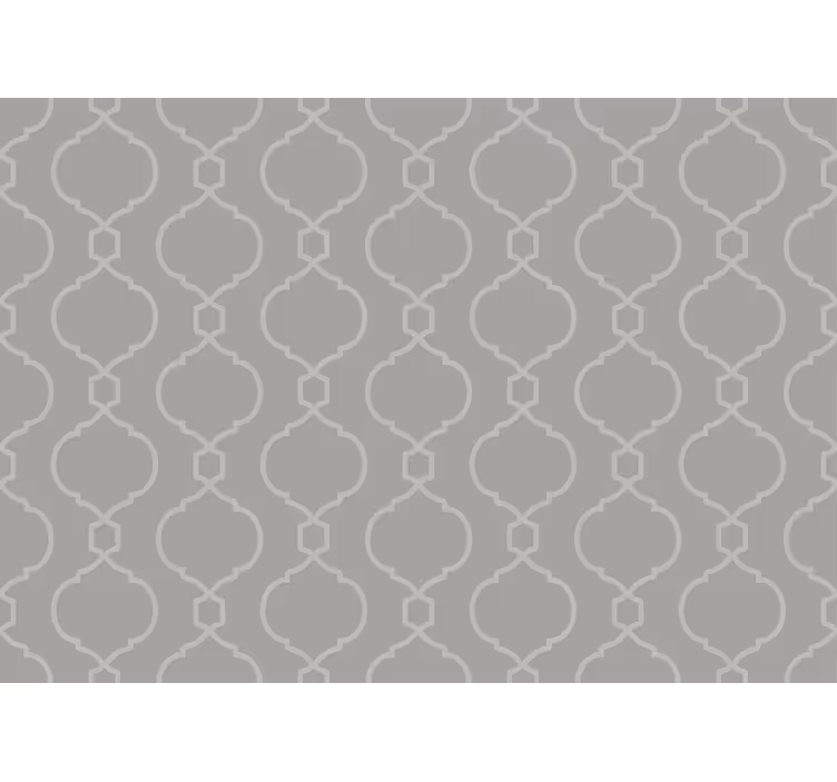 Rullegardin grå geometrisk hamptons mønster - Tenstickers