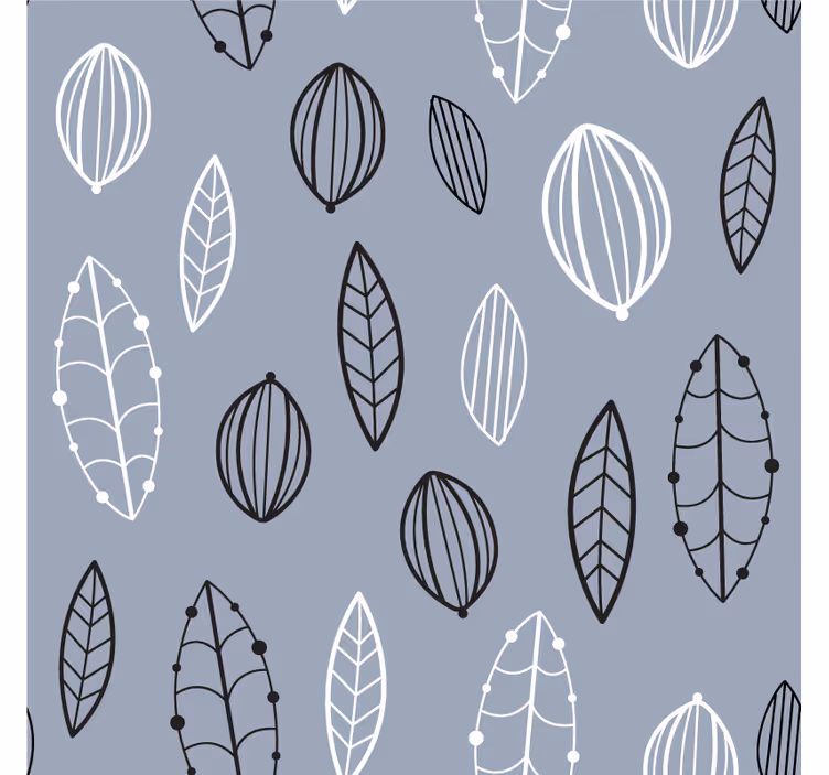 Rullegardin bad nordisk blomsterdesign - Tenstickers