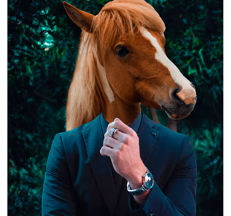 Rullegardin kontor mister hest - Tenstickers
