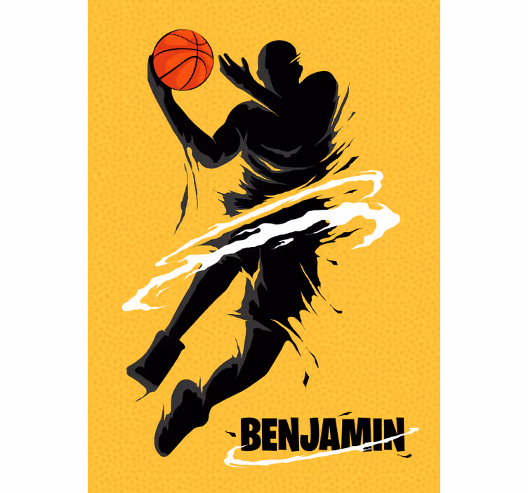 Rullegardin ungdom basketballmotiv - Tenstickers