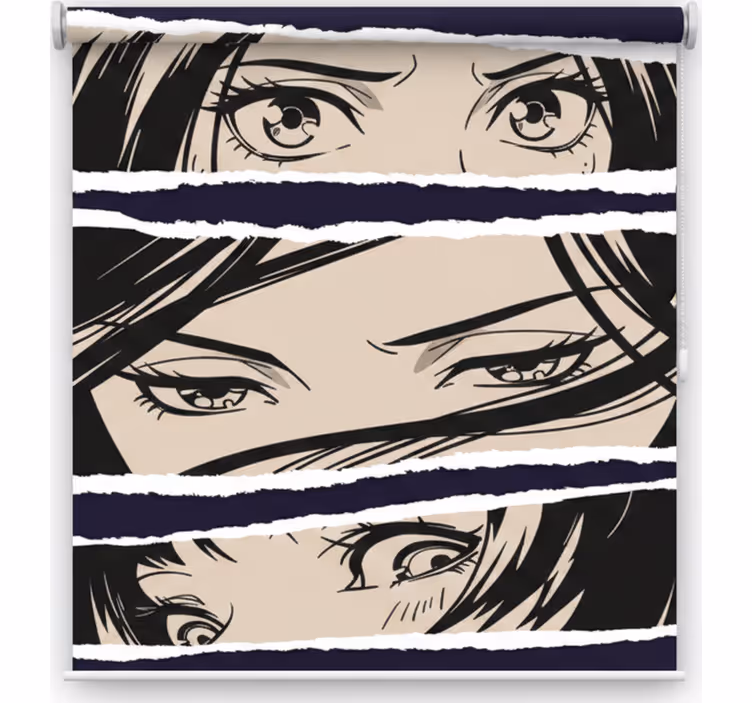 Rullegardin ungdom anime-motiv - Tenstickers