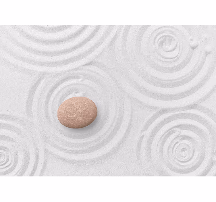 Rullegardin zen sanddråpe mønster - Tenstickers