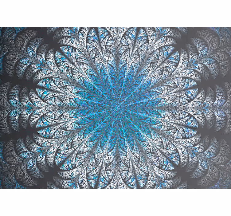 Rullegardin zen misty mandala - Tenstickers