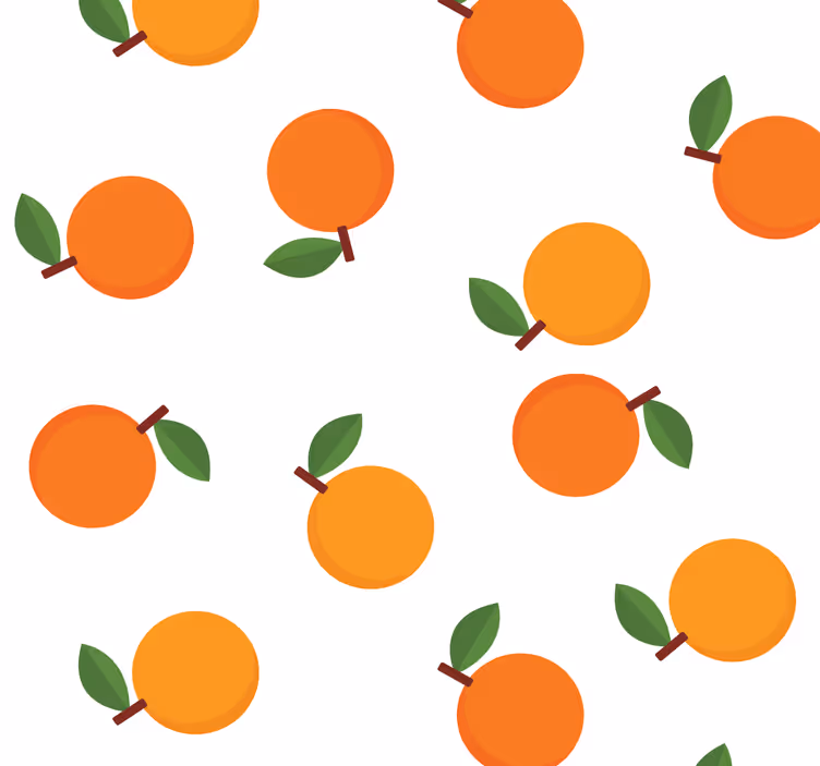 Rullegardin oransje elegant design - Tenstickers