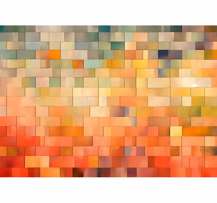 Rullegardin oransje fargefelt - Tenstickers