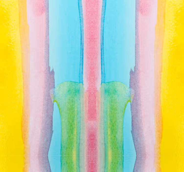 Rullegardin ungdom med multicolor bakgrunn - Tenstickers