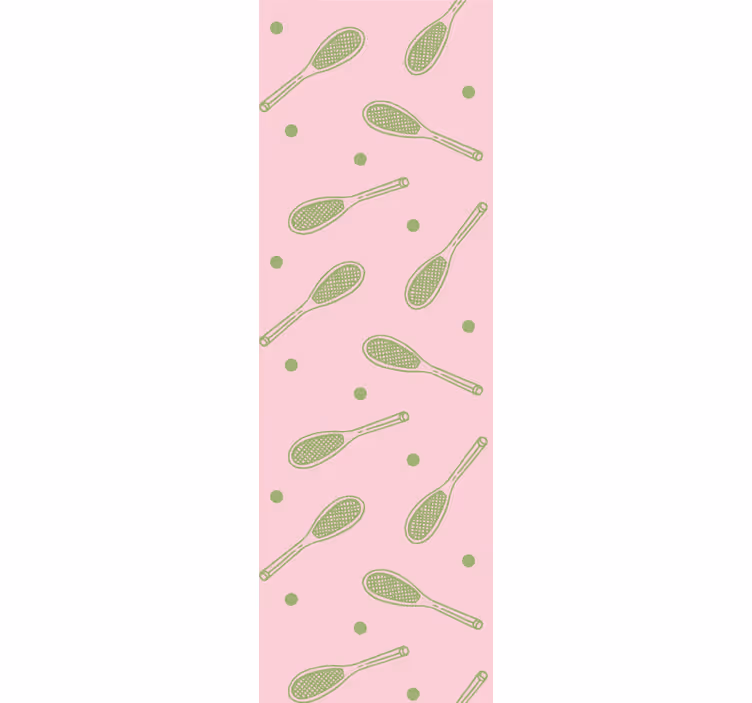 Rullegardin ungdom design uten sømmer tennisracketer - Tenstickers