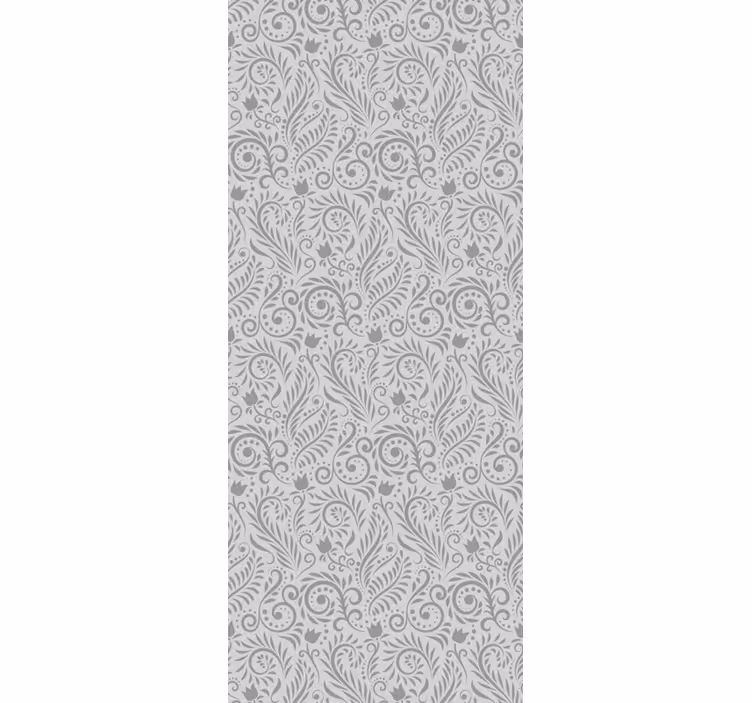 Rullegardin klassisk med bakgrunn av vintage blomster - Tenstickers
