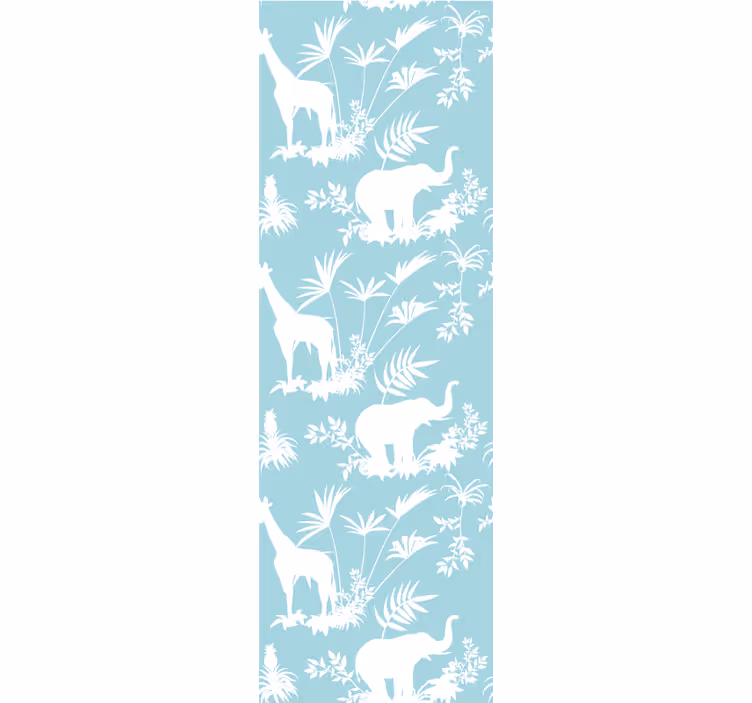 Rullegardin klassisk jungle toile vintage mønster - Tenstickers