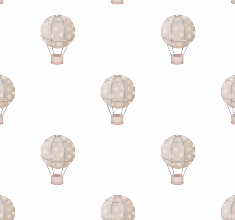 Rullegardin baby grå ballonger - Tenstickers