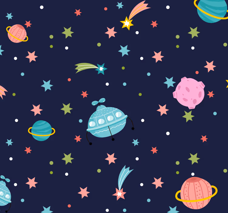 Rullegardin baby himmelsk rom - Tenstickers