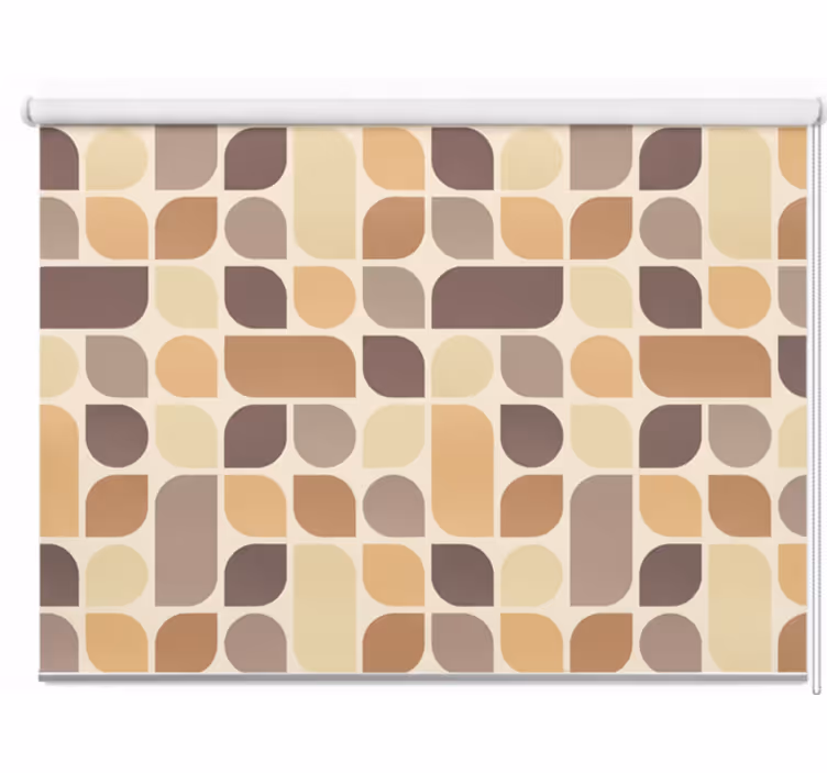 Rullegardin balkong retro motiver farger - Tenstickers