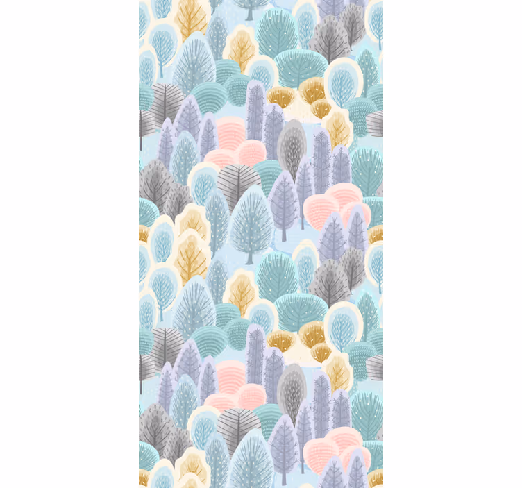Nordic trees elegant rullegardin - Tenstickers