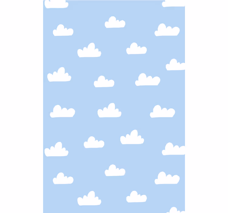 Blå himmel sky rullegardin - Tenstickers