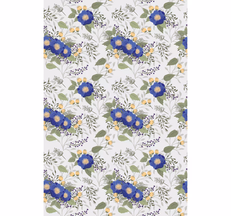 Multiflowers klassisk rullegardin - Tenstickers